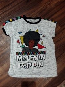 Melanin Poppin T-Shirt  SIZE LARGE